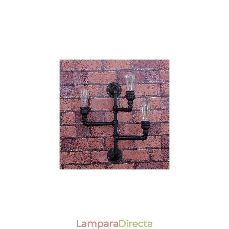 Apliques de pared estilo mini rústico de metal