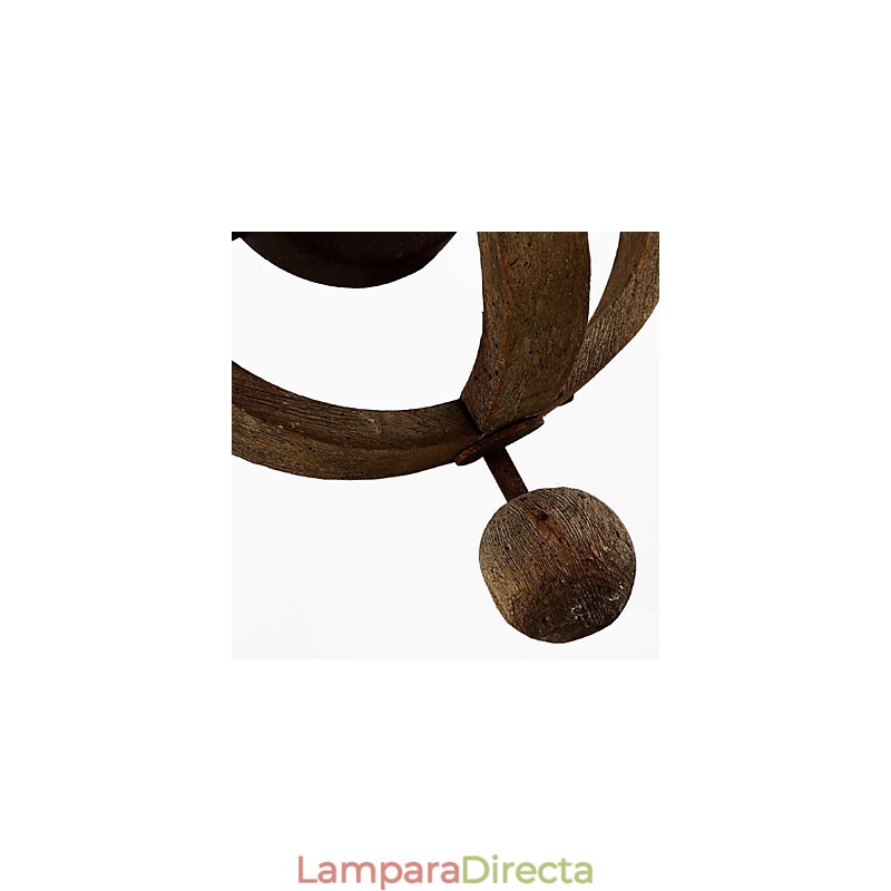 Lámpara de pared de madera rústica americana vintage con forma de barril de vino, ideal para sala de estar y dormitorio.