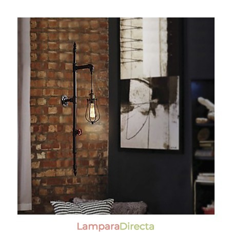 Apliques de pared estilo mini rústico Lodge de metal Apliques de pared estilo mini rústico Lodge de metal