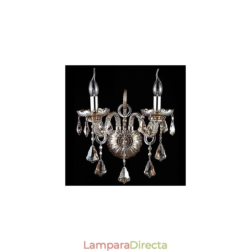 Apliques de pared de cristal modernos y contemporáneos de cristal