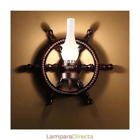 Lámpara de pared de una luz y cristal Lámpara de pared de una luz y cristal