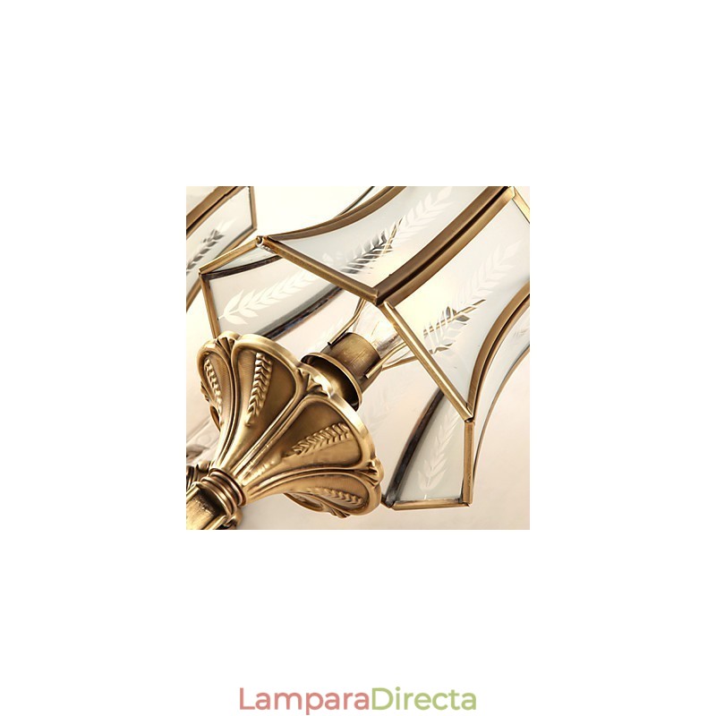 Apliques de pared estilo mini tradicional clásico metal