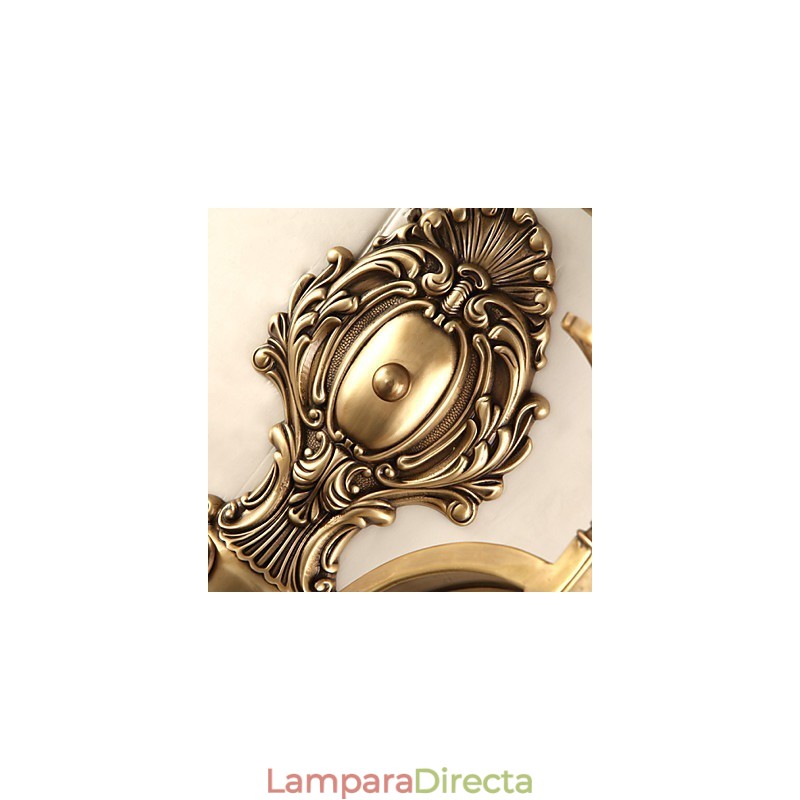Apliques de pared estilo mini tradicional clásico metal