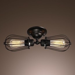 Aplique de pared dorado de 2 luces en estilo antiguo