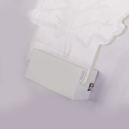 Lámpara de pared acrílica de PVC con chip de luz, moderna y contemporánea de metal.