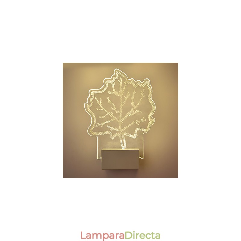 Lámpara de pared acrílica de PVC con chip de luz, moderna y contemporánea de metal.