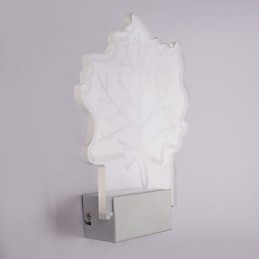 Lámpara de pared acrílica de PVC con chip de luz, moderna y contemporánea de metal.