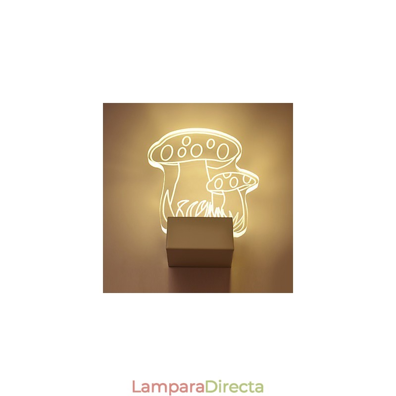 Lámpara de pared acrílica de PVC, moderna y contemporánea, de metal.