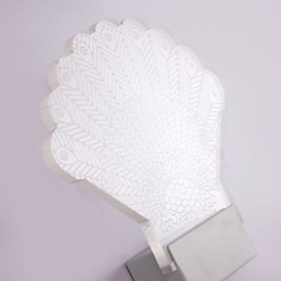 Lámpara de pared acrílica de PVC, moderna y contemporánea, de metal.
