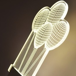 Lámpara de pared acrílica de PVC, moderna y contemporánea, de metal.