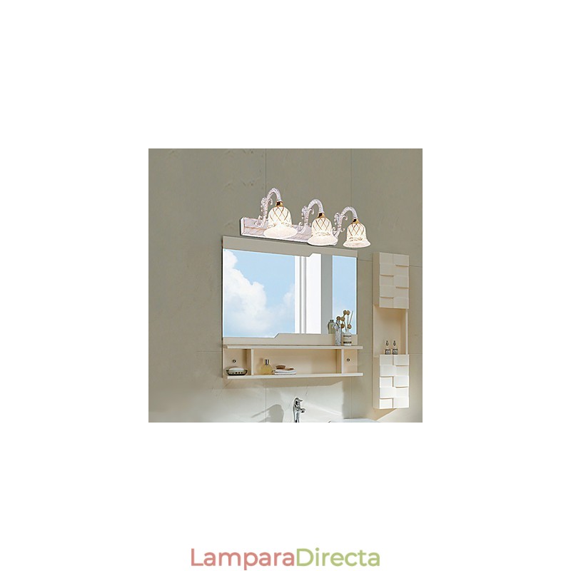 Apliques de pared para baño modernos contemporáneos de metal