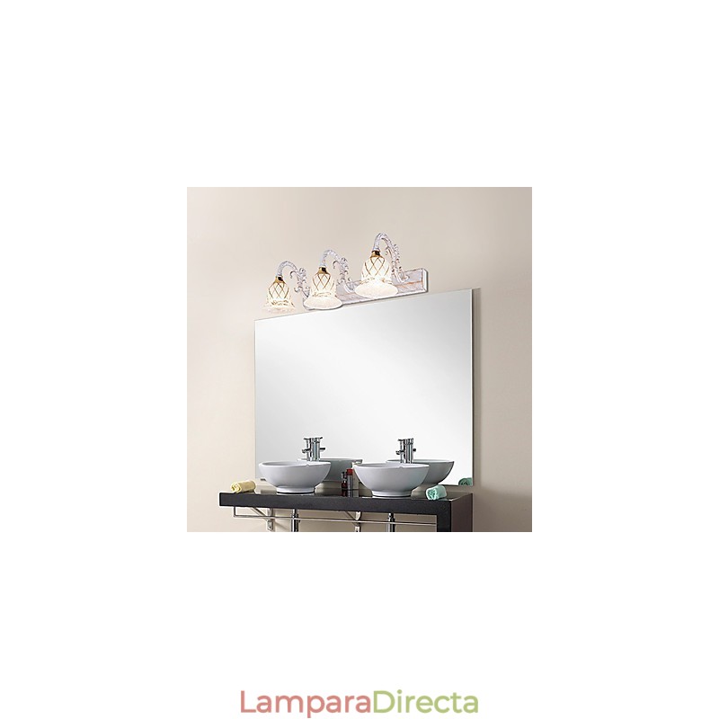Apliques de pared para baño modernos contemporáneos de metal