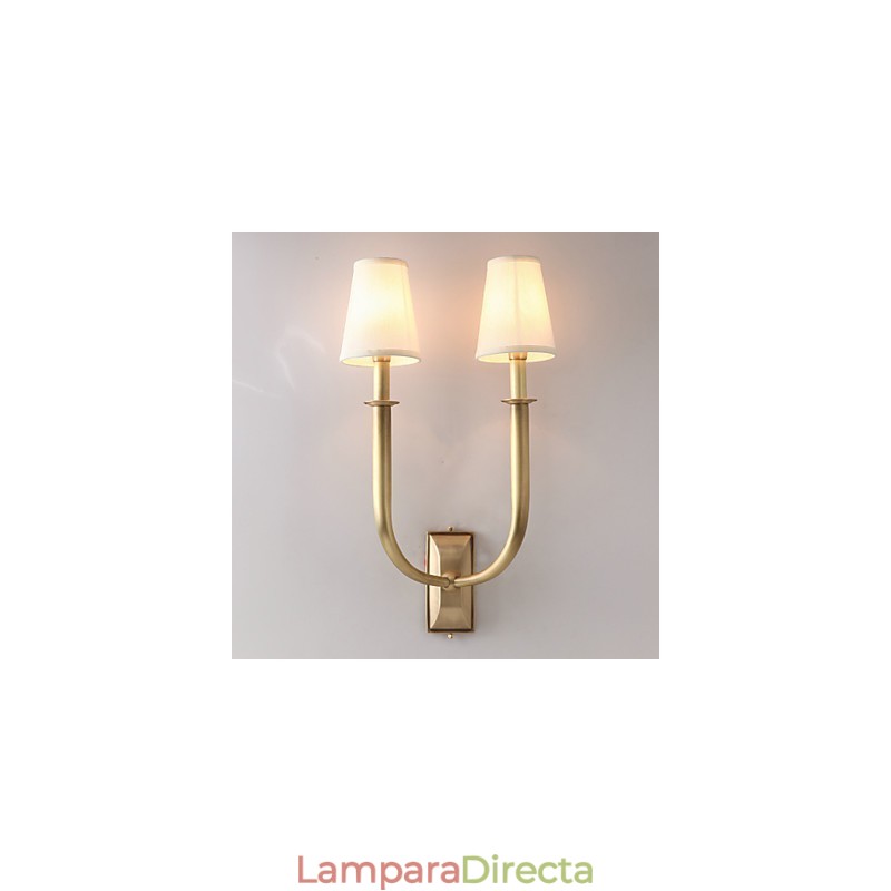 Apliques de pared estilo mini de metal campestre