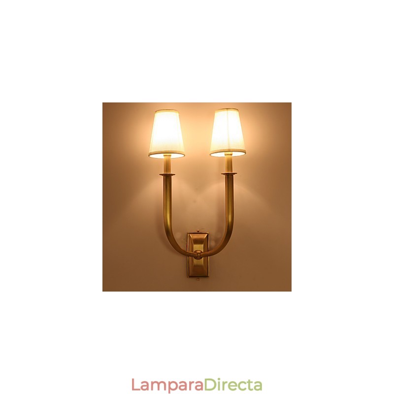 Apliques de pared estilo mini de metal campestre