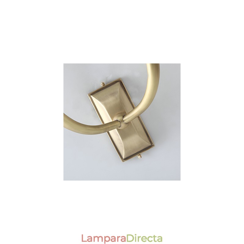 Apliques de pared estilo mini de metal campestre