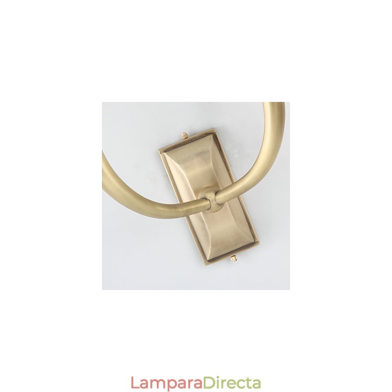 Apliques de pared estilo mini de metal campestre