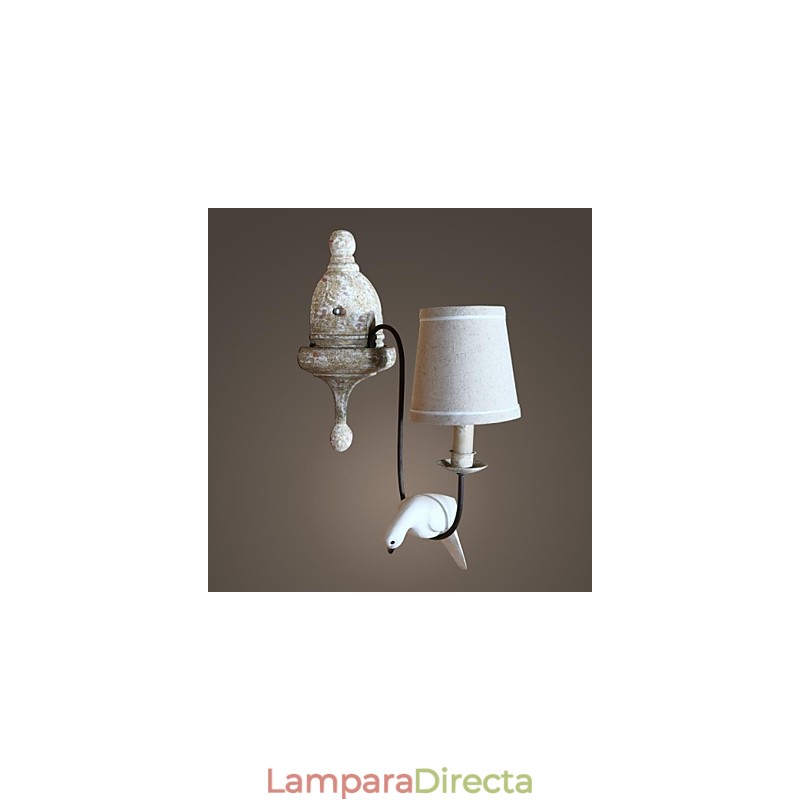 Apliques de pared estilo mini estilo rústico de madera de bambú