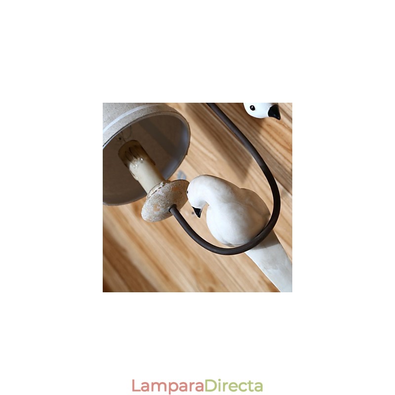 Apliques de pared estilo mini estilo rústico de madera de bambú