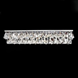 Lámparas de pared de cristal empotradas modernas y contemporáneas de metal