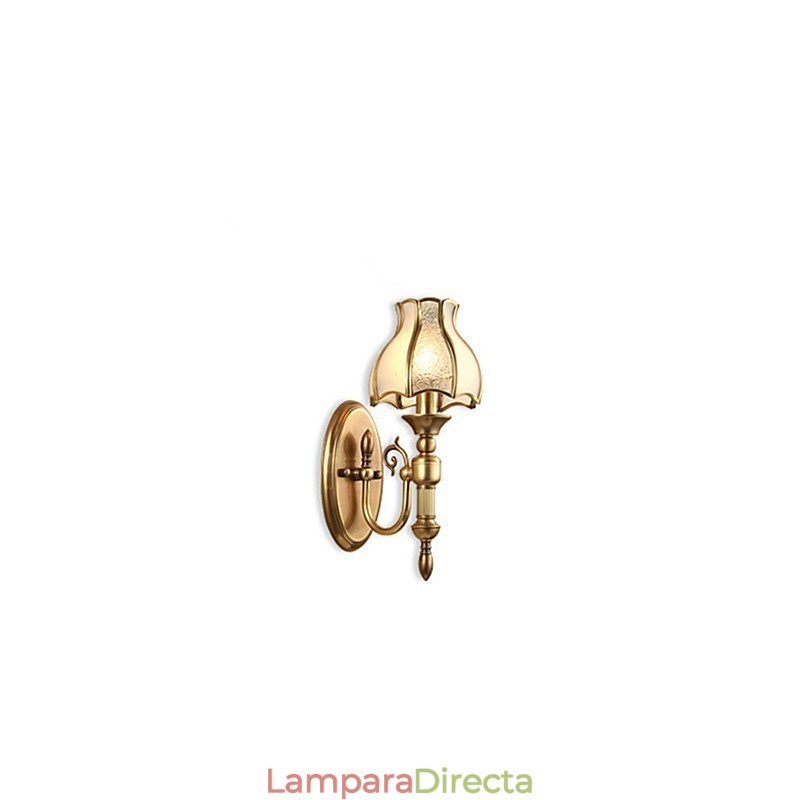 Apliques de pared estilo mini tradicional clásico metal