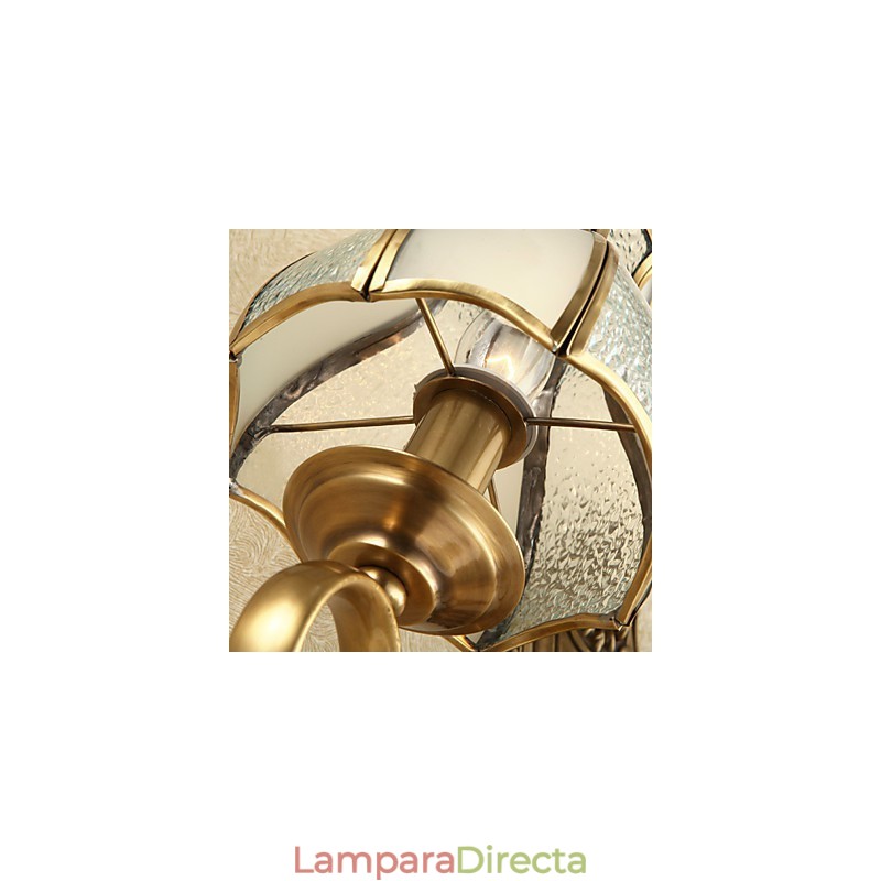 Apliques de pared estilo mini tradicional clásico metal