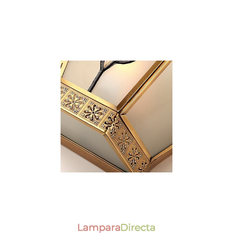 Apliques de pared estilo mini tradicional clásico metal
