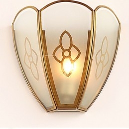 Apliques de pared estilo mini tradicional clásico metal