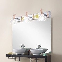 Apliques de pared Iluminación de baño Moderno Contemporáneo Metal