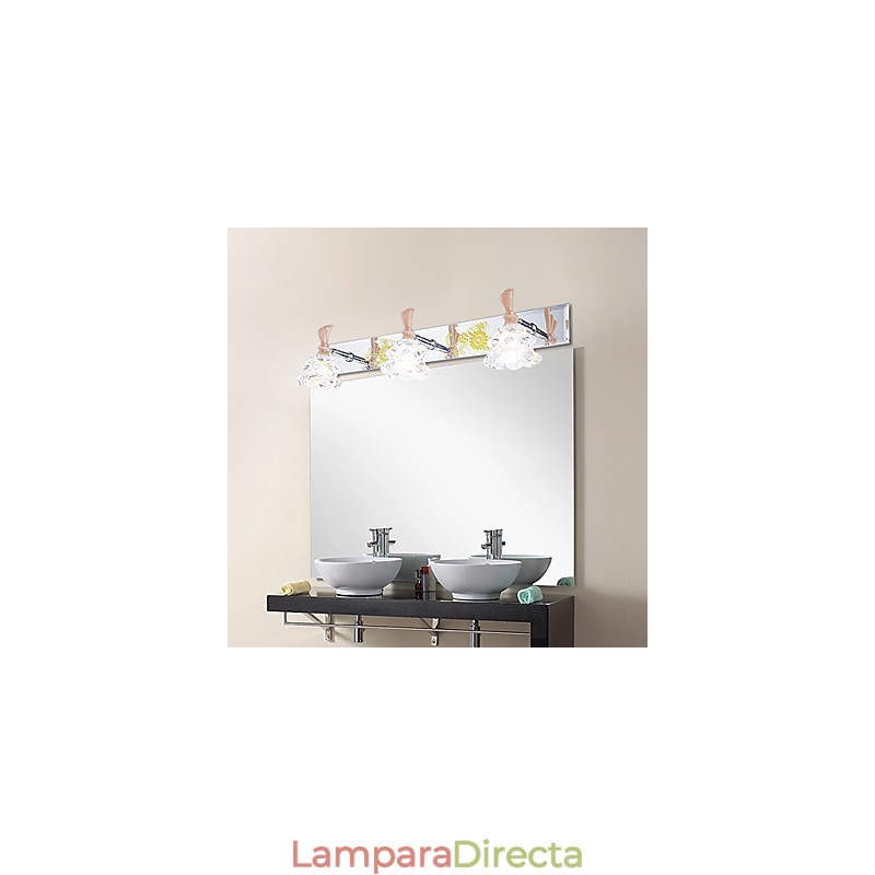 Apliques de pared Iluminación de baño Moderno Contemporáneo Metal