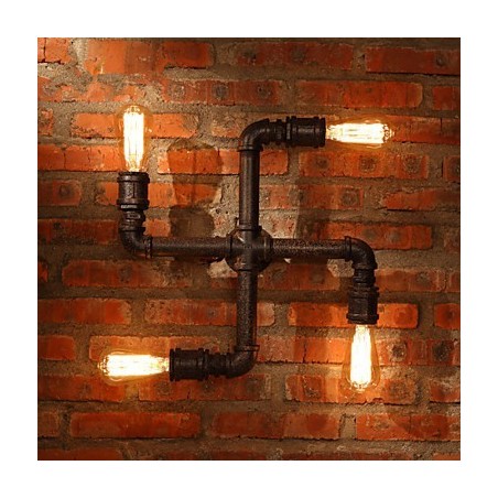 Apliques de pared estilo mini rústico Lodge de metal Apliques de pared estilo mini rústico Lodge de metal