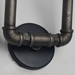 Lámpara de pared de metal retro para cafetería