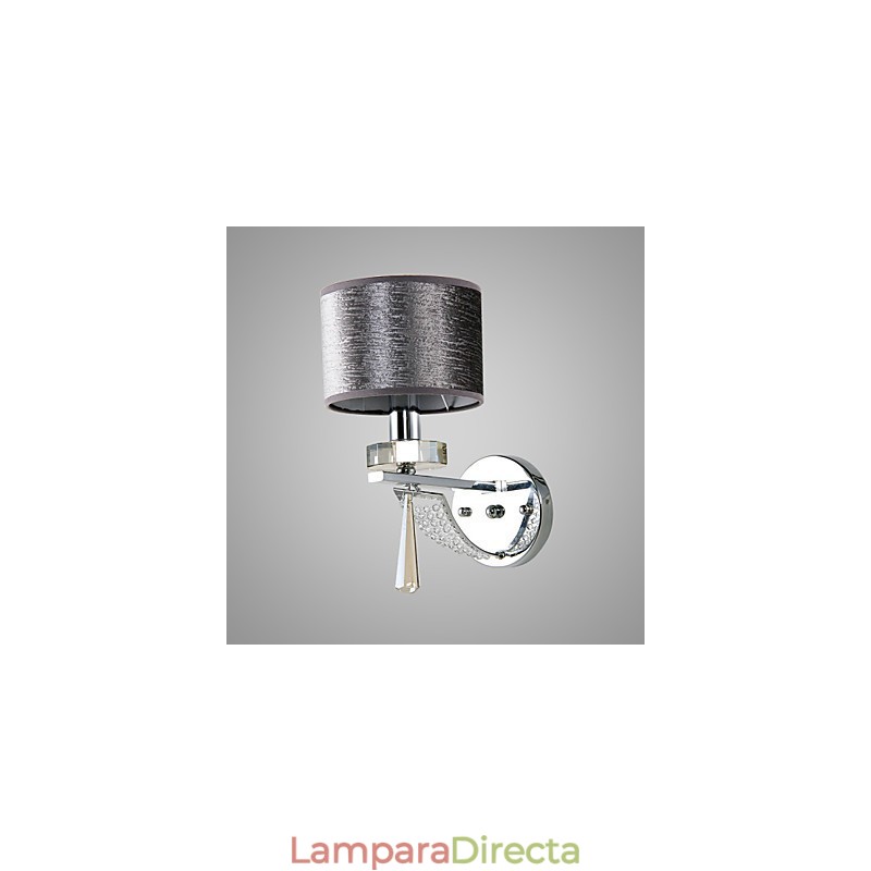 Apliques de pared de cristal de metal contemporáneo moderno