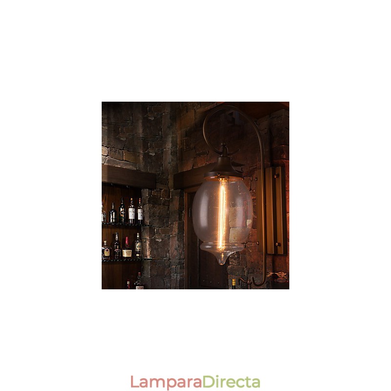 Apliques de pared para el hogar, aplique minimalista de pared para interiores, lámpara de hierro forjado, lámparas de noche para dormitorio y sala de estar.