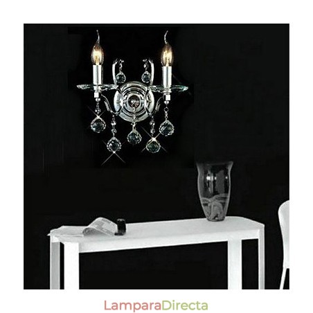 Apliques de pared de cristal tradicionales clásicos de metal Apliques de pared de cristal tradicionales clásicos de metal