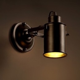 Apliques de pared modernos de 1 luz de metal
