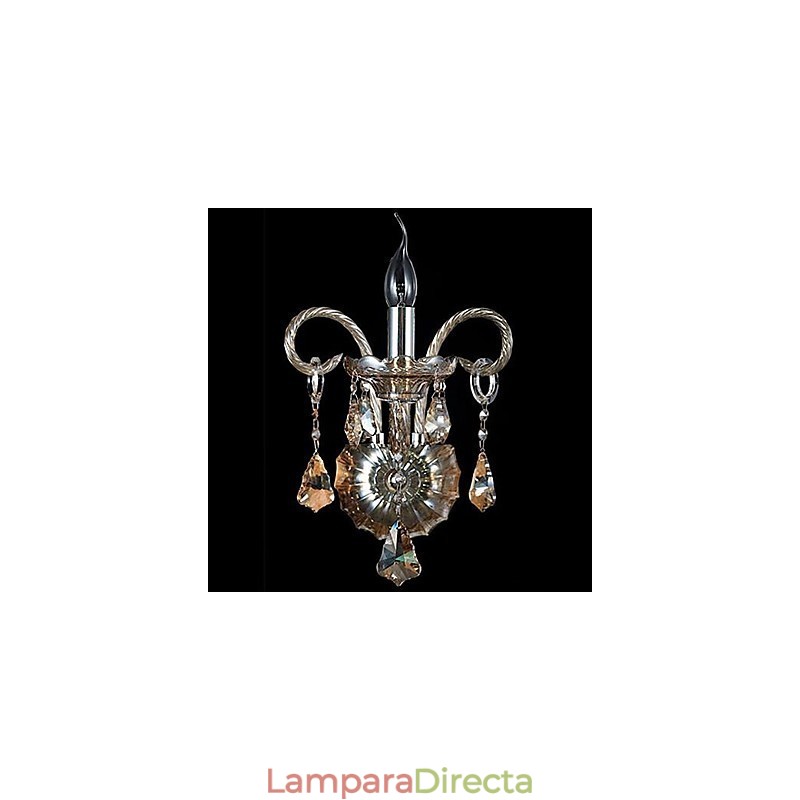 Apliques de pared de cristal modernos y contemporáneos de cristal