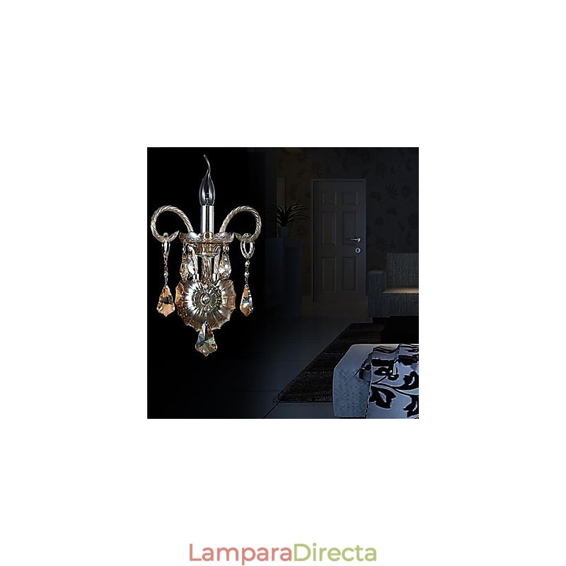 Apliques de pared de cristal modernos y contemporáneos de cristal