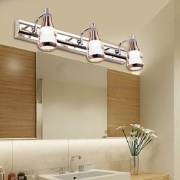 Apliques de pared Iluminación de baño Moderno Contemporáneo Metal