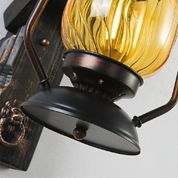 Lámparas de pared 1 luz elegantes europeas artísticas