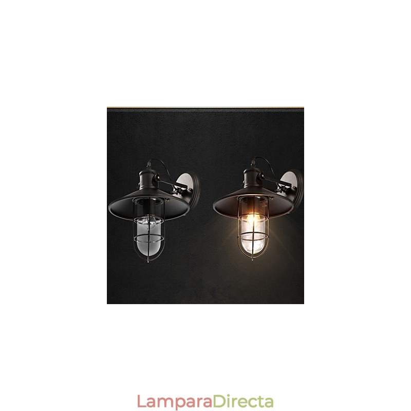Apliques de pared estilo mini de metal