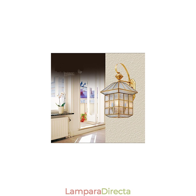 Lámpara de exterior Lámpara de jardín Lámpara de exterior Lámpara de cobre completo D