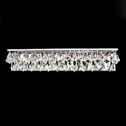 Lámparas de pared de cristal empotradas modernas y contemporáneas de metal