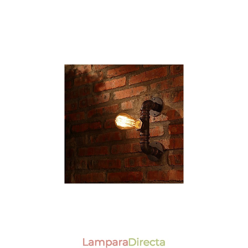 Apliques de pared retro estilo mini rústico de metal