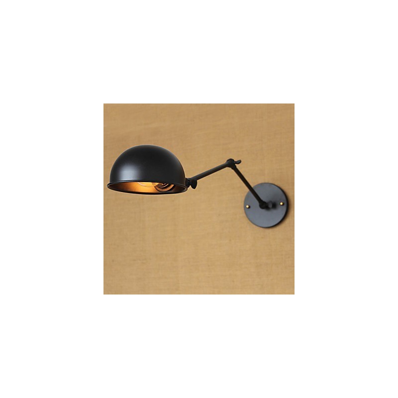 Apliques de pared Luces oscilantes Lámparas de pared de lectura Estilo mini Rústico Lodge Metal