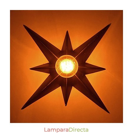 Lámpara de pared moderna personalizada con iluminación de estrella de cinco puntas para vivienda infantil Lámpara de pared moderna personalizada con iluminación de estrella de cinco puntas para vivienda infantil