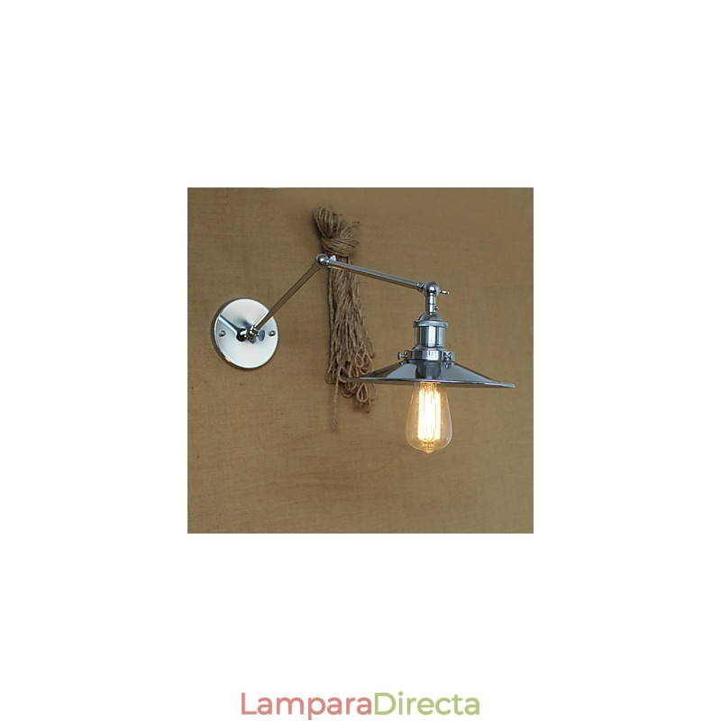 Apliques de pared Luces oscilantes Lámparas de pared de lectura Estilo mini Rústico Lodge Metal