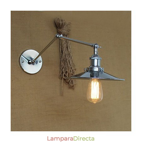Apliques de pared Luces oscilantes Lámparas de pared de lectura Estilo mini Rústico Lodge Metal Apliques de pared Luces oscilantes Lámparas de pared de lectura Estilo mini Rústico Lodge Metal