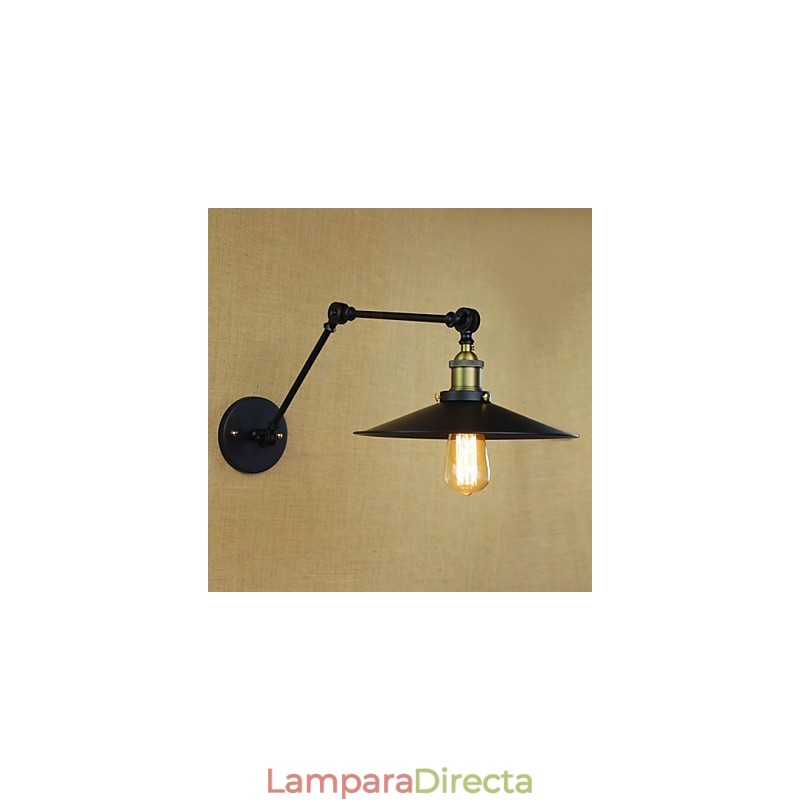 Apliques de pared Luces oscilantes Lámparas de pared de lectura Estilo mini Rústico Lodge Metal