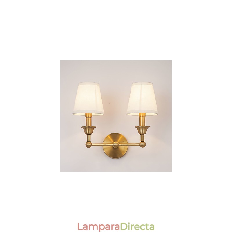 Apliques de pared estilo mini de metal campestre