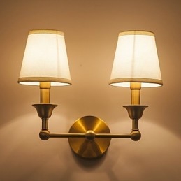 Apliques de pared estilo mini de metal campestre